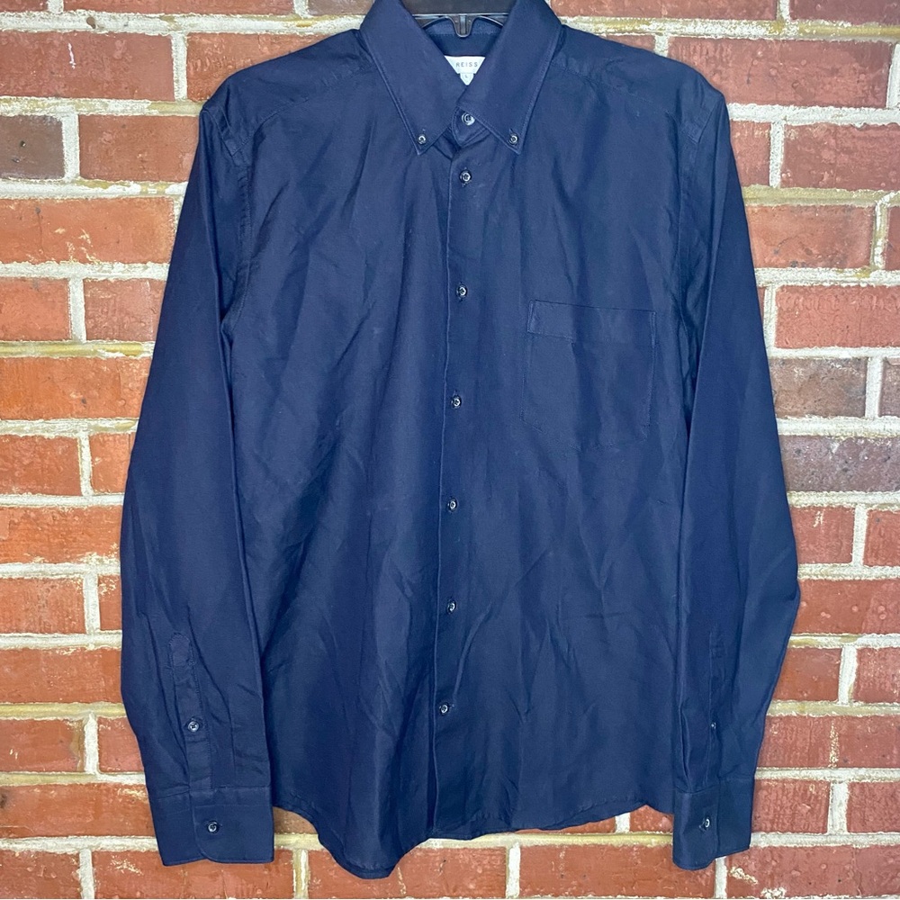 Reiss Slim-Fit Dress Shirt Size L